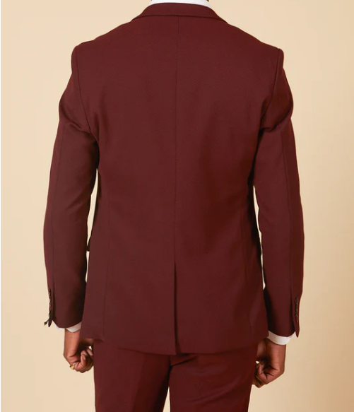 Marc Darcy- Max Wine Tailored Blazer