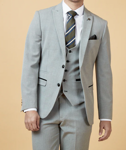 Marc Darcy- Bromley Silver Grey Check Blazer