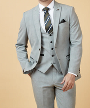 Marc Darcy- Bromley Silver Grey Check Blazer