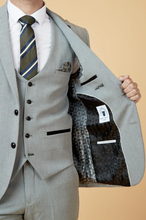 Marc Darcy- Bromley Silver Grey Check Blazer