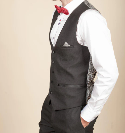 Marc Darcy- Dalton Black Diamond Waistcoat