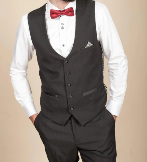 Marc Darcy- Dalton Black Diamond Waistcoat