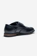 House of Cavani- Clark Navy Brogue Shoes