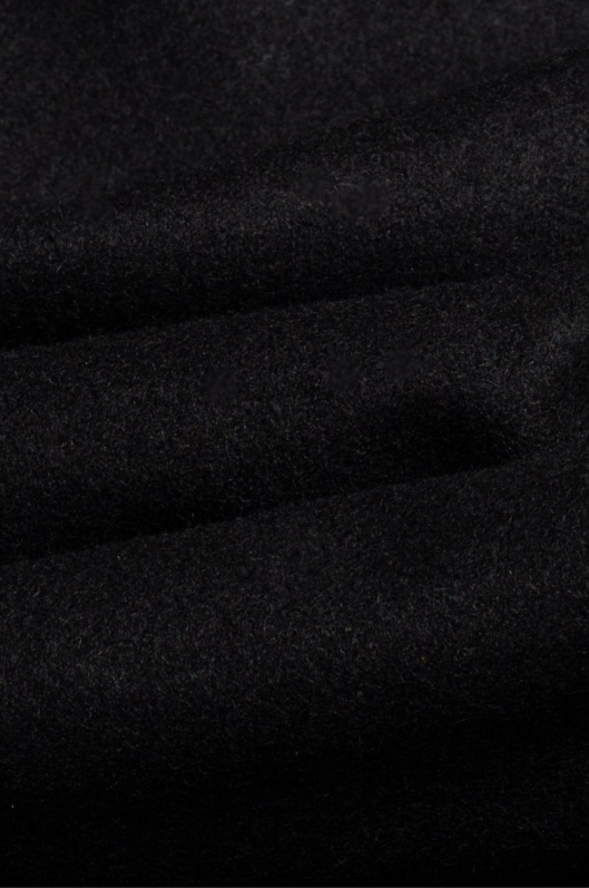 House of Cavani- Nelson Black Wool Blend Coat