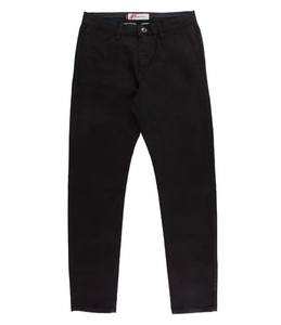 Mish Mash- Black Mid Stretch Bromley Slim Fit Chino Trouser