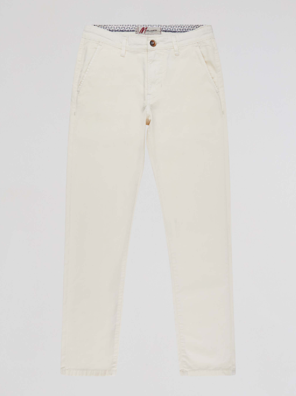 Mish Mash- Gardenia Mid Stretch Bromley Tapered Fit Chino Trouser