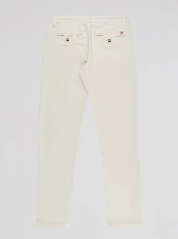 Mish Mash- Gardenia Mid Stretch Bromley Tapered Fit Chino Trouser