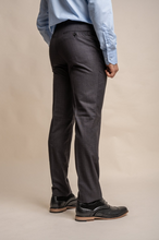 House of Cavani- Seeba Graphite Slim Fit Trouser