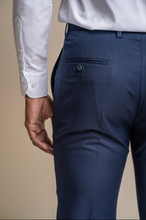 House of Cavani- Jefferson Navy Slim Fit Trouser