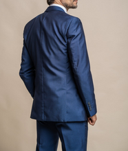 House of Cavani- Ford Blue Slim Fit Blazer