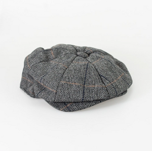 House of Cavani- Albert Grey Baker Boy Cap