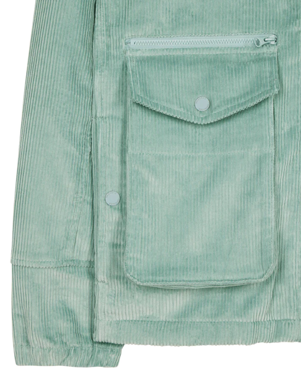 Weekend Offender- Vinnie Cord Over-Shirt Mint Tea