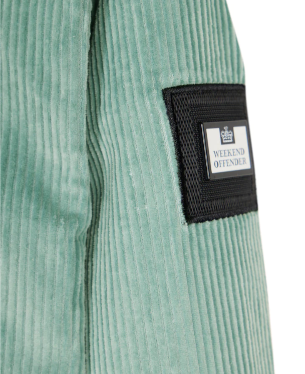 Weekend Offender- Vinnie Cord Over-Shirt Mint Tea