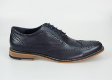 House of Cavani- Oxford Navy Brogue Shoes