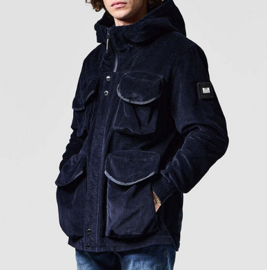 Weekend Offender- Cotoca Cord Field Jacket Navy