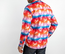 Claudio Lugli- Red Tye Die Skulls Long Sleeve Shirt (CP-6930)