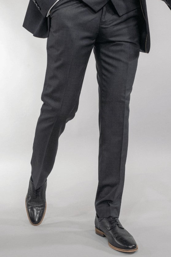 House of Cavani- Seeba Graphite Slim Fit Trouser