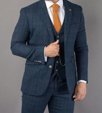 House of Cavani- Cody Blue Check Blazer