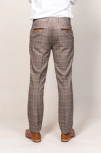 Marc Darcy- Ray Tan Check Trouser