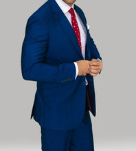 House of Cavani- Ford Blue Slim Fit Blazer