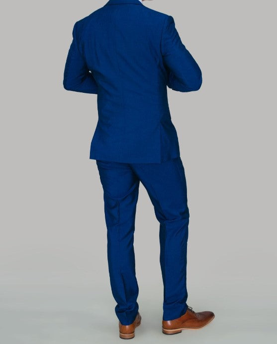 House of Cavani- Ford Blue Slim Fit Blazer