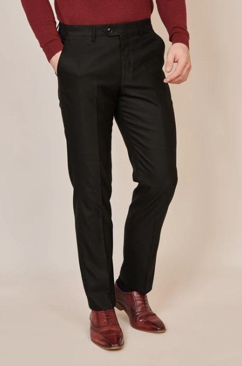 Marc Darcy- Danny Black Tailored Trousers